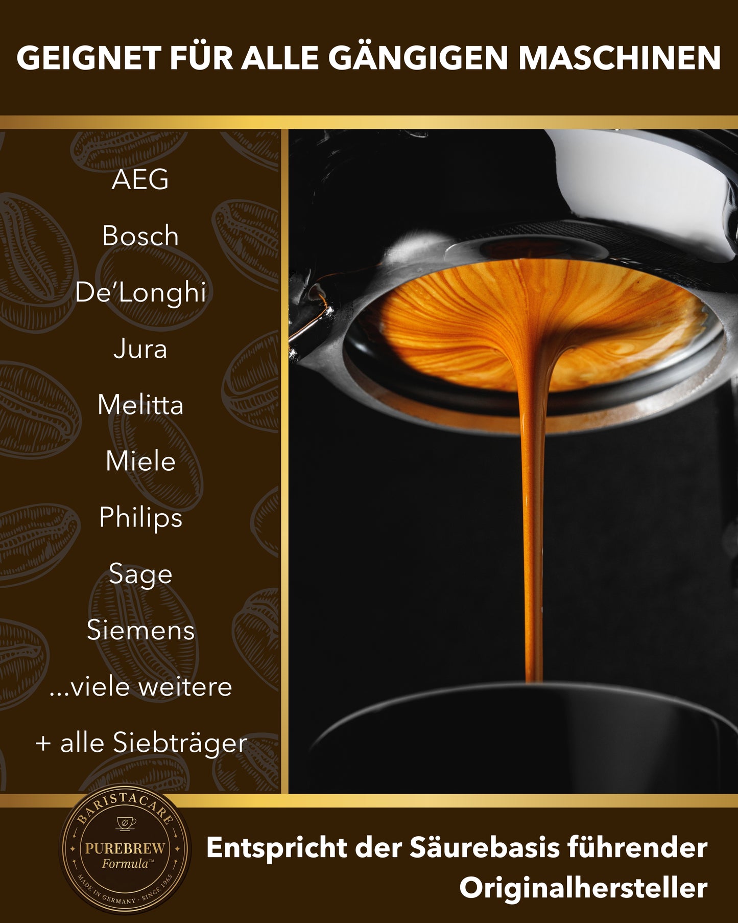 BaristaCare Entkalkungstabletten je 18g – PureScale Formula™ 6 Tabs einzeln versiegelt