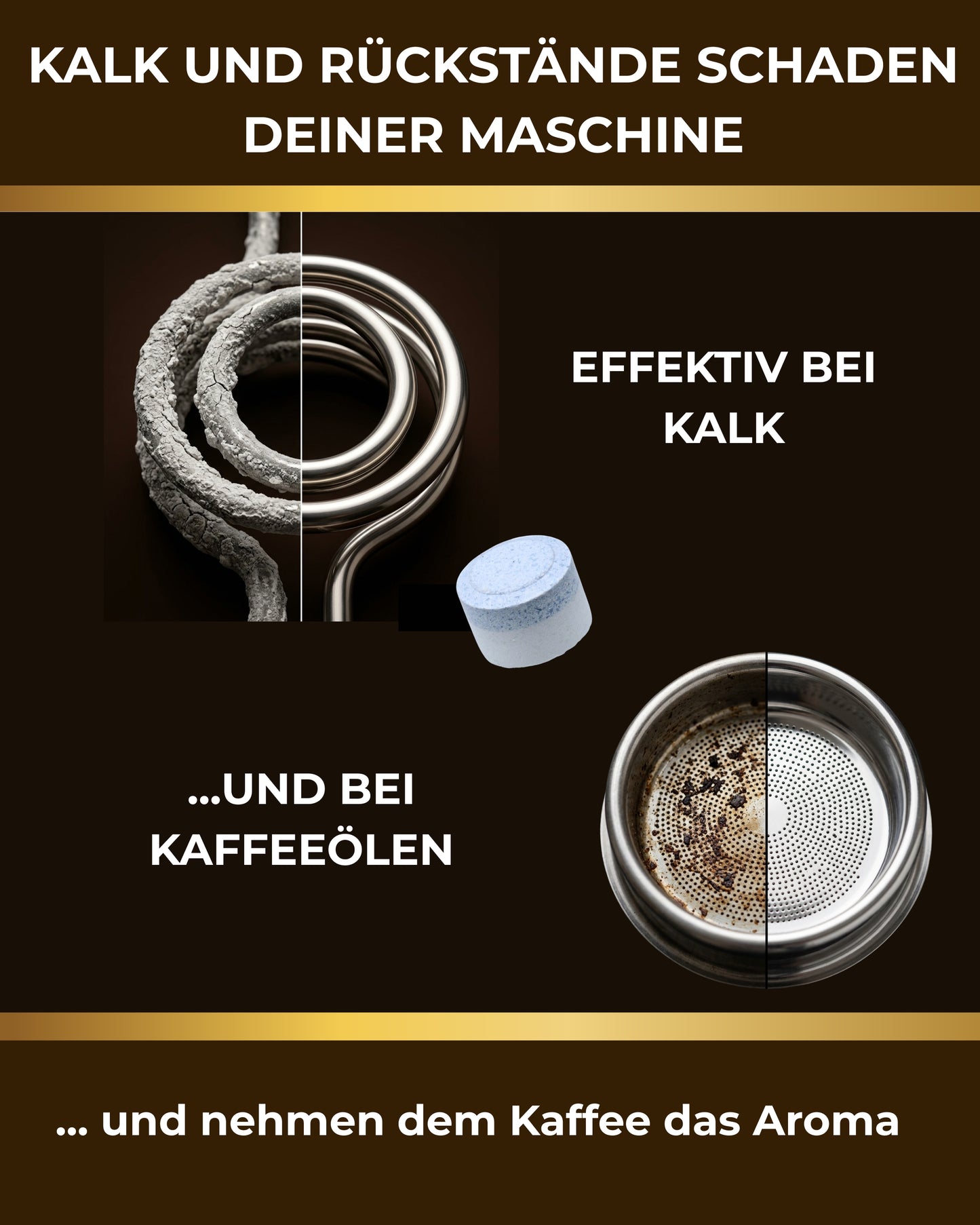 BaristaCare 2-Phasen-Reinigungstabletten Kaffeevollautomat 40 × 3,5g