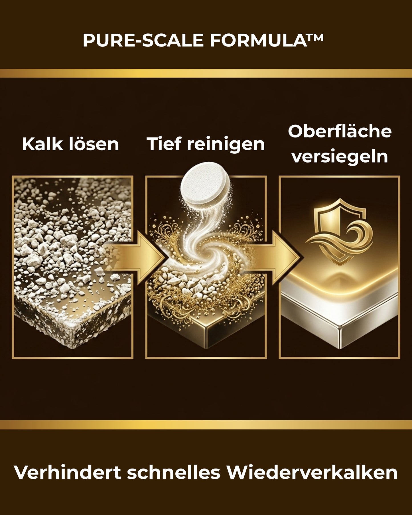 BaristaCare Entkalkungstabletten je 18g – PureScale Formula™ 6 Tabs einzeln versiegelt