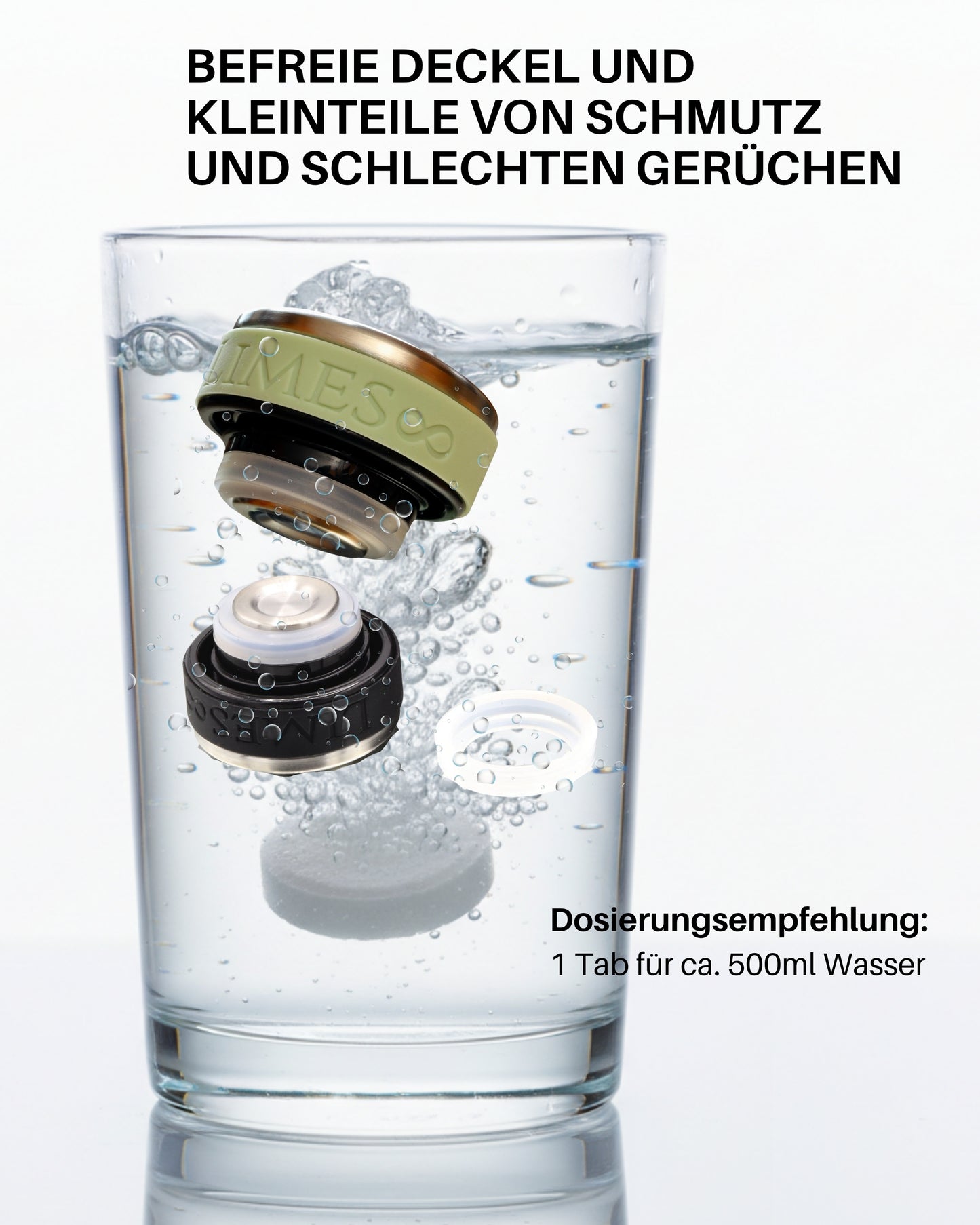 Limes 8 Reinigungstabletten 60% höhere Reinigungsleistung | 20Tabs in Blister verpackt