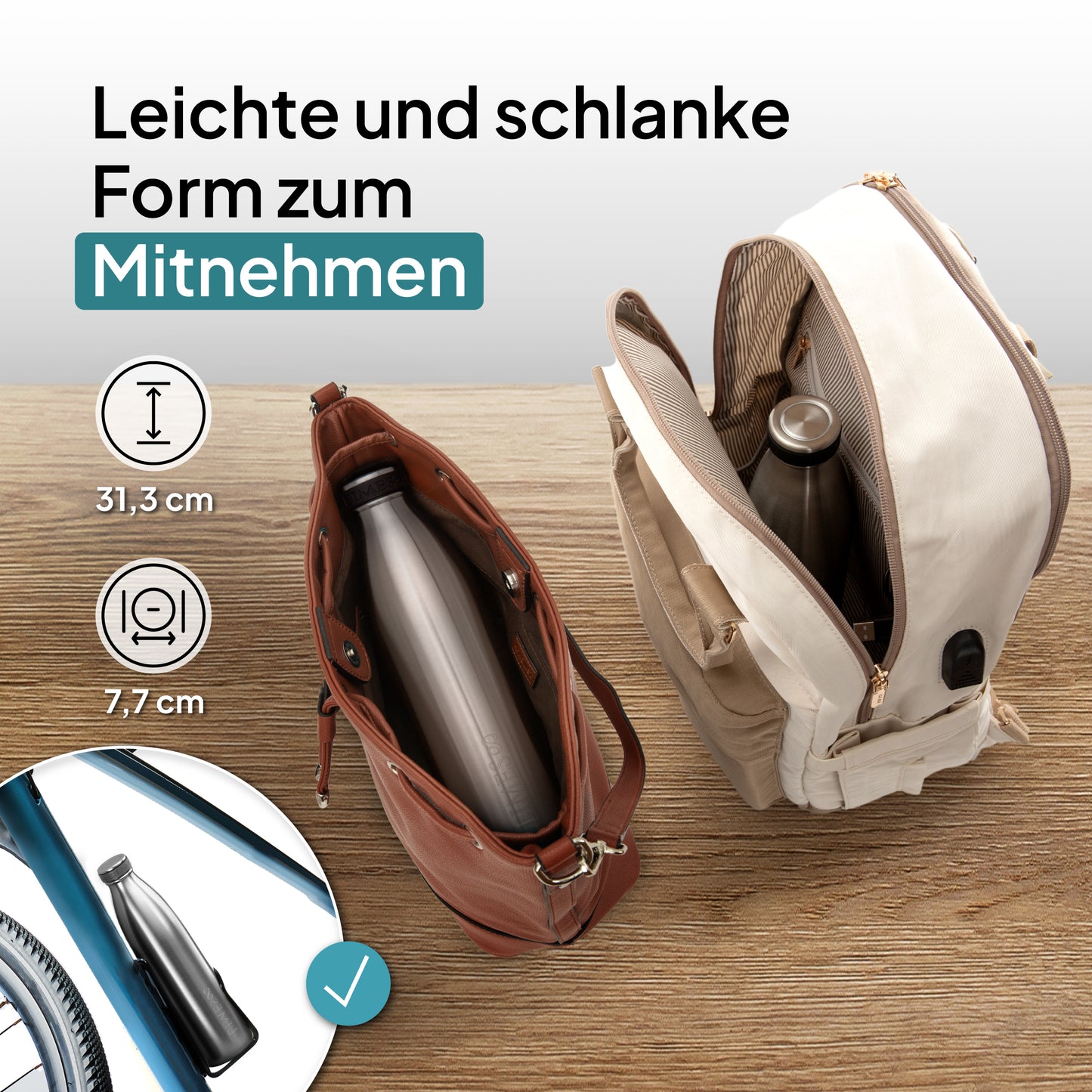 Limes 8® Thermosflasche 1L "FourSeasons" [HEIß & KALT] Trinkflasche Edelstahl 1L - Auslaufsichere Trinkflasche 1L Kohlensäure geeignet - Isolierkanne - Thermo Trinkflasche für alle 4 Jahreszeiten Stainless